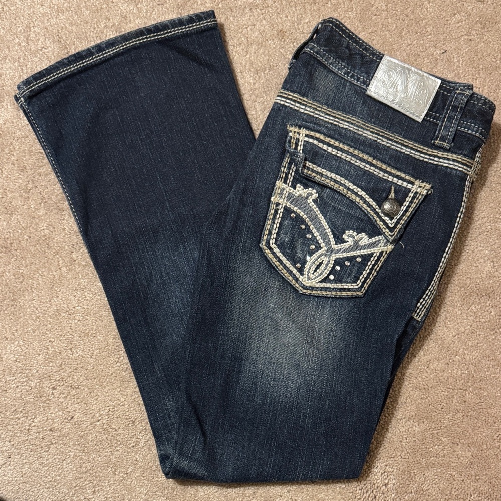 Maurices Dark Blue Boot Cut Jeans